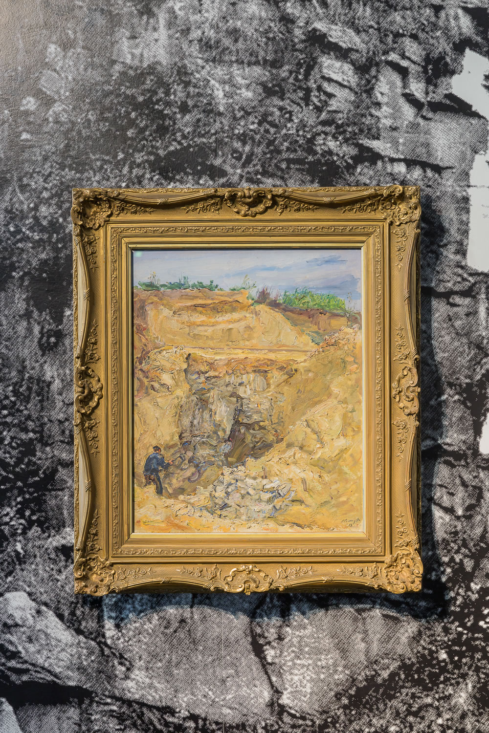 MAX SLEVOGT Steinbruch bei Albersweiler, Öl auf Leinwand, 104,7 x 98,5 cm, Leihgabe aus dem Museum für Kunst- und Kulturgeschichte Dortmund