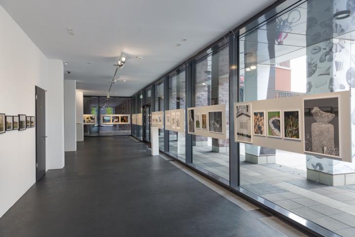 Installationsansicht Bridges Fotoprojekt Emscher Zukunft, Dortmunder Kunstverein, 2015. Alle Fotos: Roland Baege