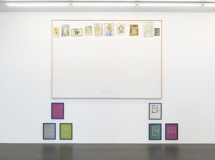 DISPLAY. Staging Identites, 2019_PHILIPP TIMISCHL - Class Drag, 2016, 203 x 284 cm; Who’s in Charge, 2016, each 30 x 40 cm_Foto: Simon Vogel