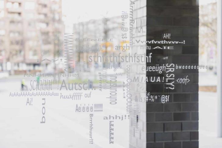 Alison Yip: Wordcloud I, 2020, Dortmunder Kunstverein, Foto: Roland Baege