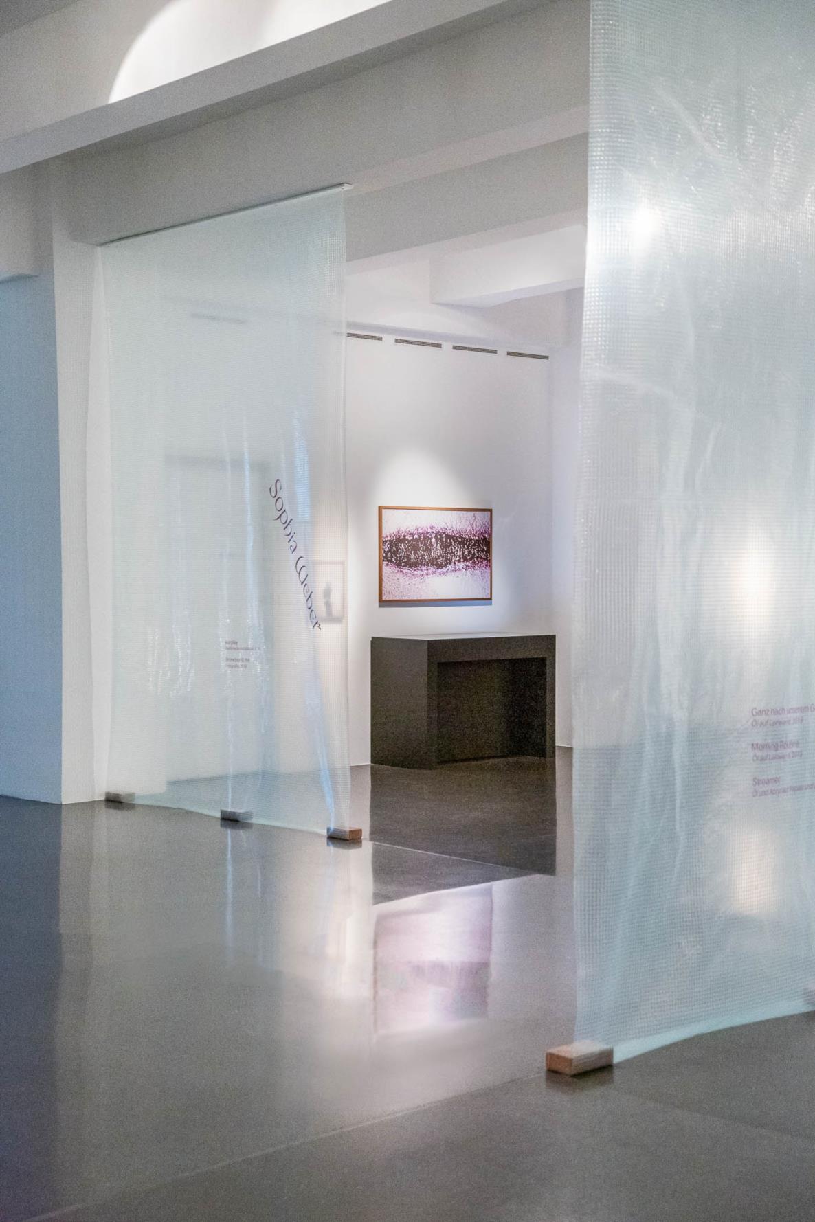 Ausstellungsansicht: Sophia Weber, Emerging Artists Dortmund, 2021/22, uzwei im Dortmunder U, Foto: Monika Hanfland