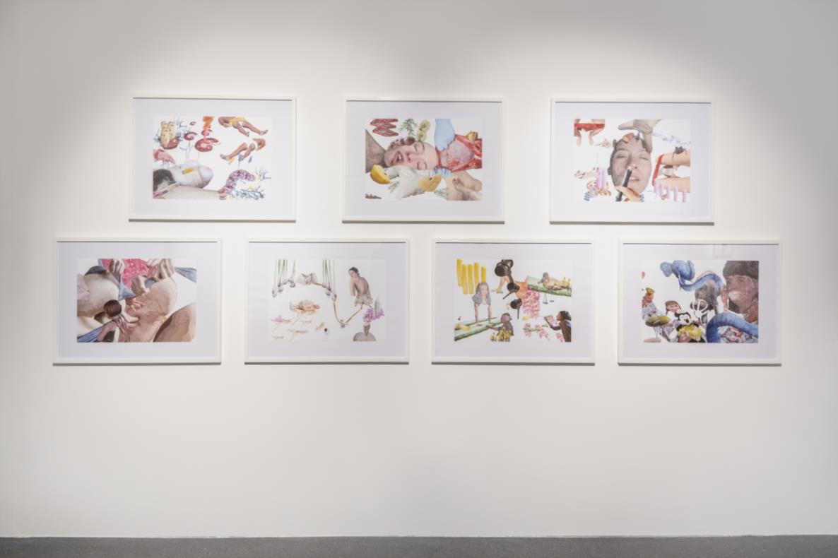 Ausstellungsansicht: Lisa Grätsch, Emerging Artists Dortmund, 2021/22, uzwei im Dortmunder U, Foto: Monika Hanfland