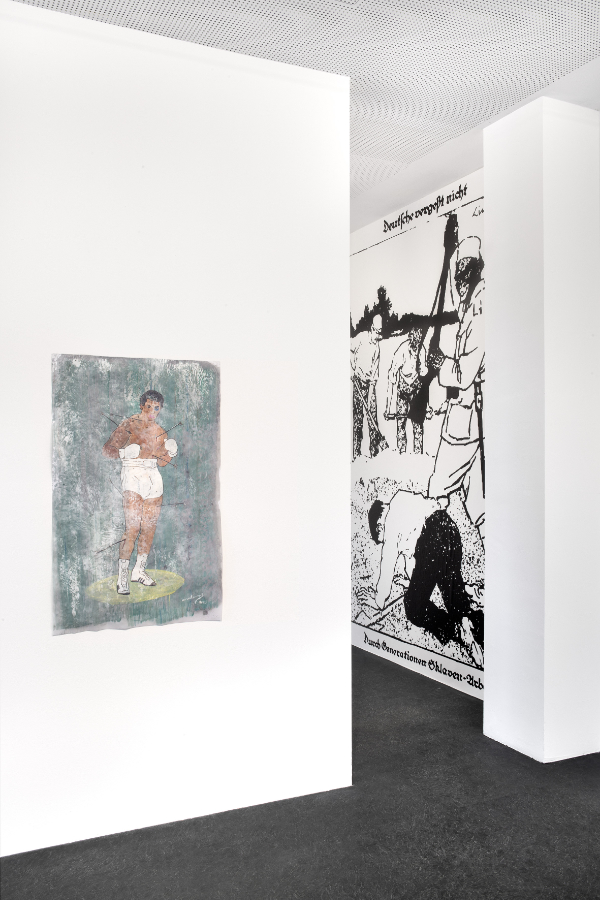 James Gregory Atkinson, ‘6 Friedberg-Chicago’ exhibition view, Dortmunder Kunstverein, 2021/22 Courtesy: the artist, Kai Matussik, Dortmunder Kunstverein Photo: Jens Franke