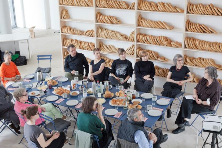 Künstlerinnenfrühstück mit Daniela Risch, Foto: Eveline Kulik