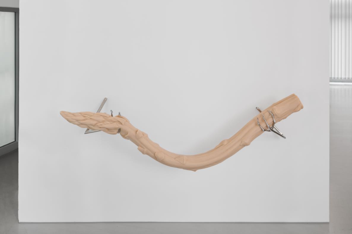 Installationsansicht: Hannah Levy, Untitled, 2024, Schlaraffenland, 2024, Fotos: Mareike Tocha & Dortmunder Kunstverein