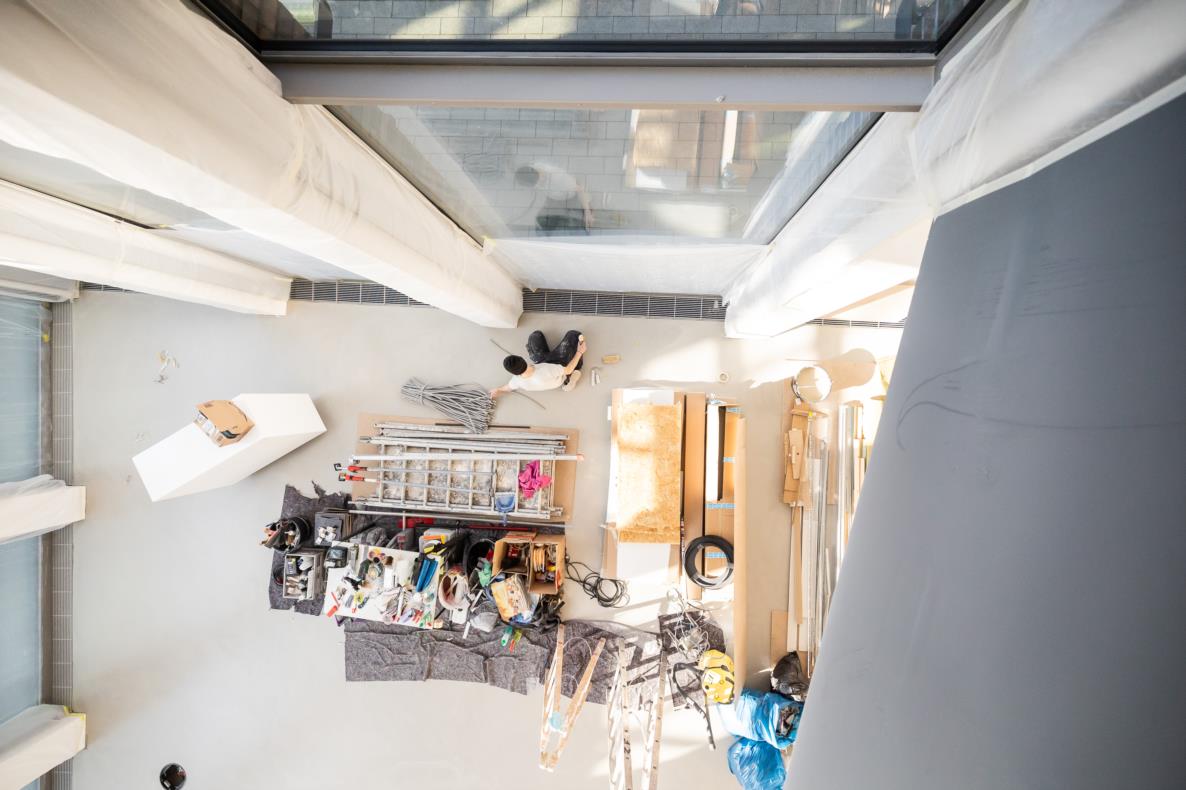 Dortmunder Kunstverein: Umbau, Foto: Roland Baege