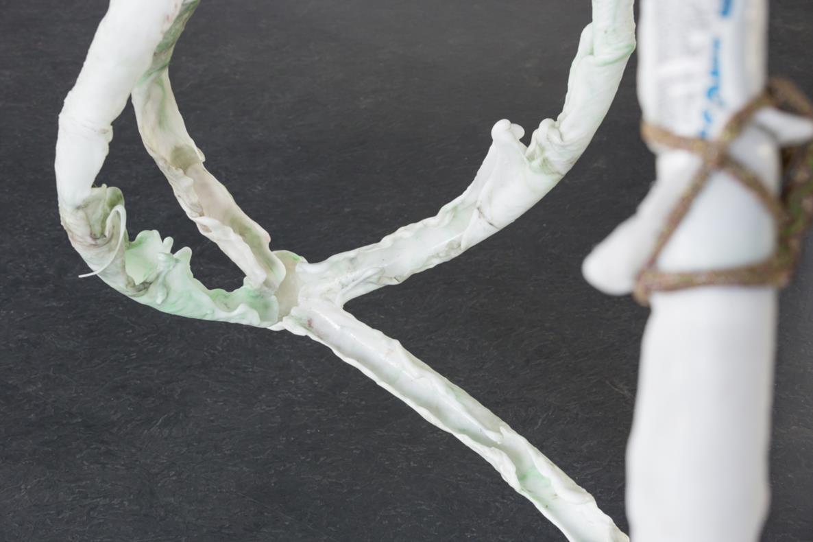 Raphaela Vogel, Ohne Titel, 2016, Detail, Foto: Roland Baege