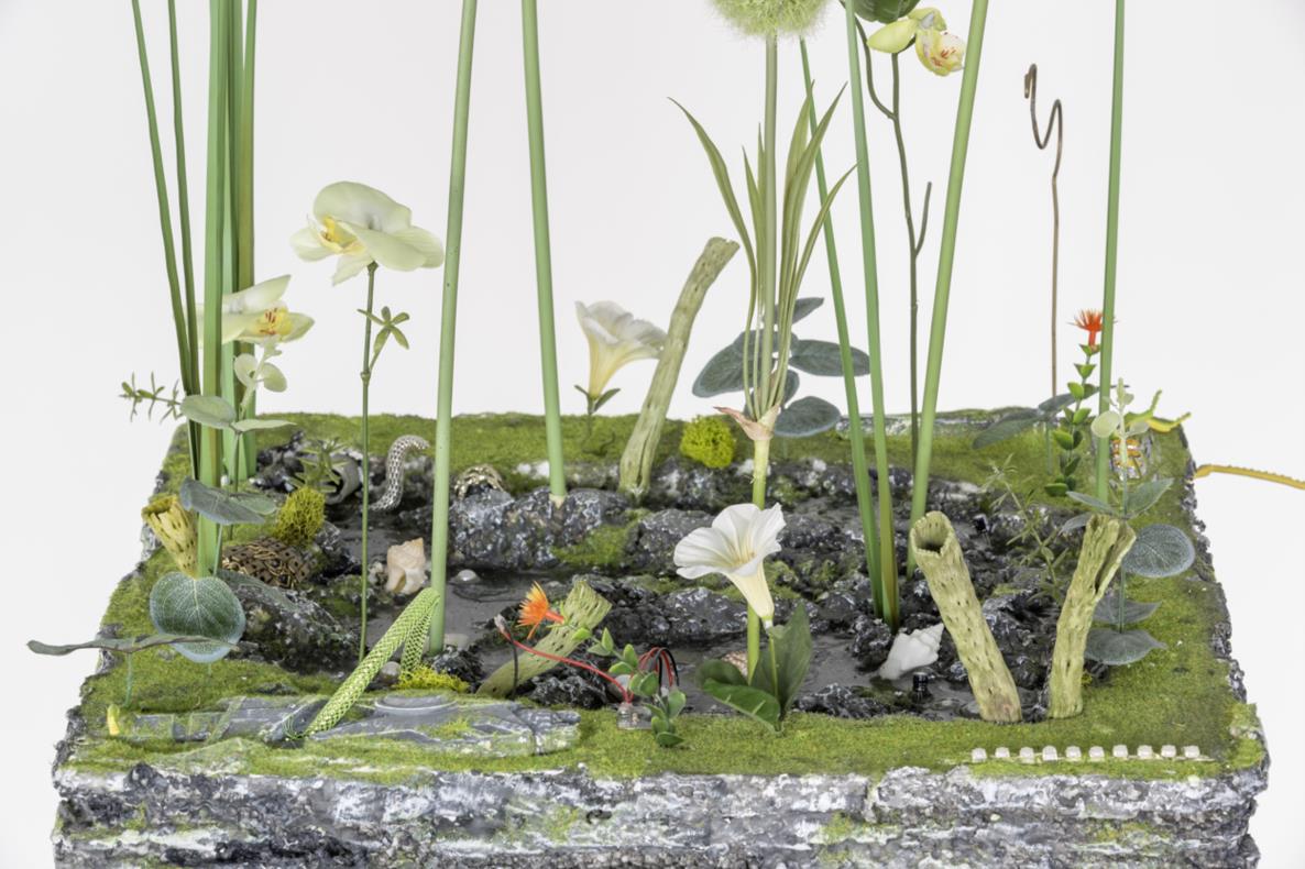 Veit Laurent Kurz, ohne Titel #1 von 4 (Herba-U Sculpture), 2014, Detail