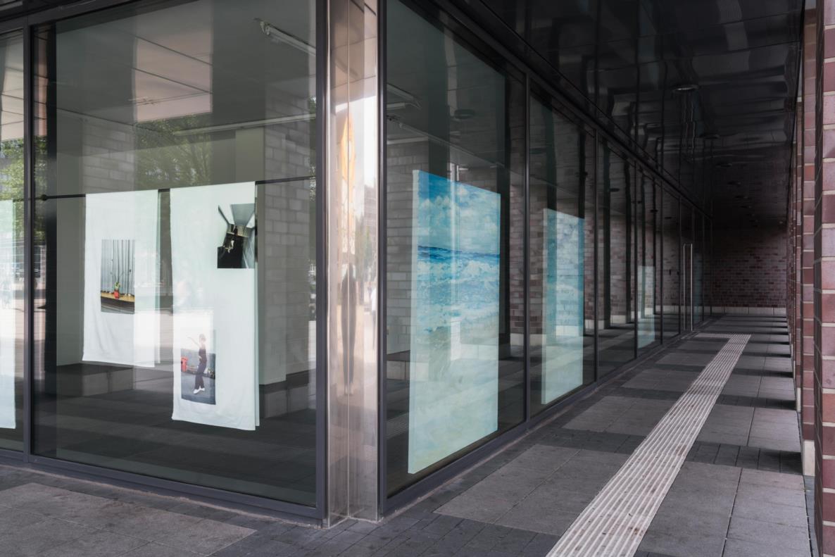 Installationsansicht: Diango Hernández, Anne Pöhlmann - Two Destinations, Foto: Anne Pöhlmann