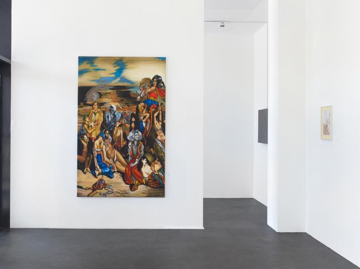 DISPLAY. Staging Identites, 2019_MIKOŁAJ SOBCZAK - Beginnings of the State (After Revolution), 2018, 183 x 126 cm_Foto: Simon Vogel