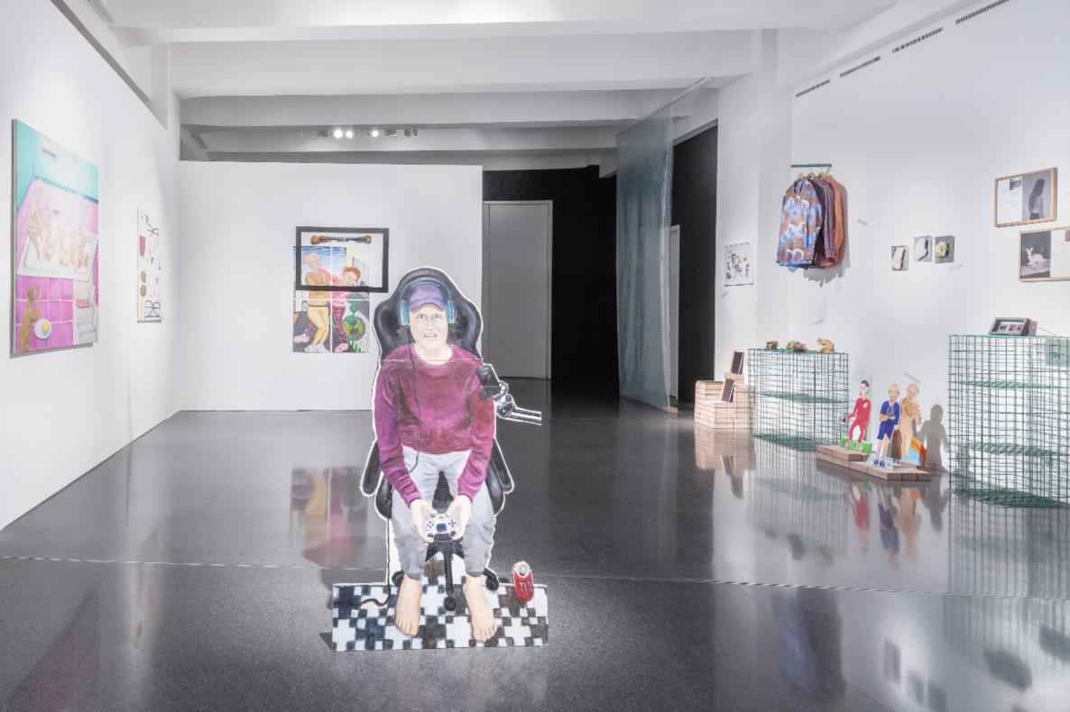 Ausstellungsansicht: Emerging Artists Dortmund, 2021/22, uzwei im Dortmunder U, Foto: Monika Hanfland