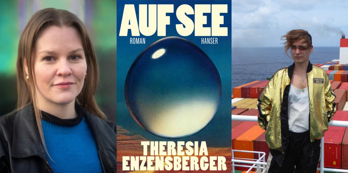 l. Theresia Enzensberger Foto: Rosanna Graf, Roman: Auf See, Hanser Verlag 2022, r. Nadja Abt