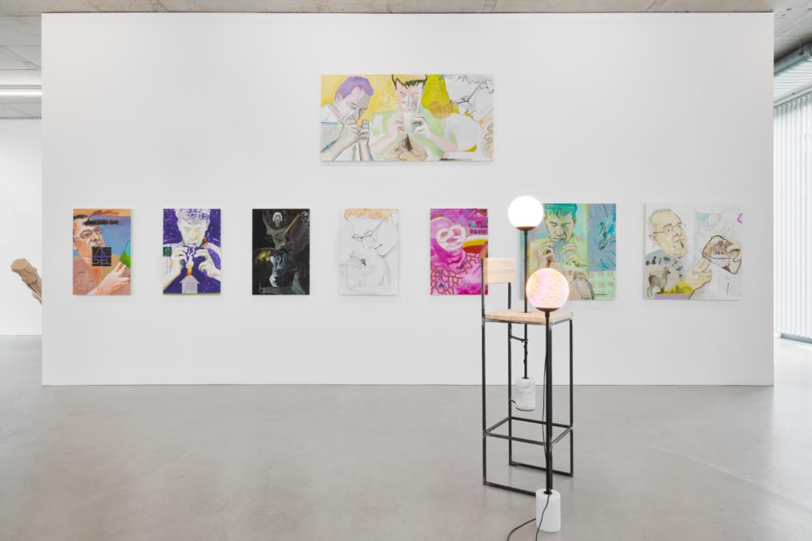 Installationsansicht: Vittorio Brodmann, 2022, Schlaraffenland, 2024, Fotos: Mareike Tocha & Dortmunder Kunstverein