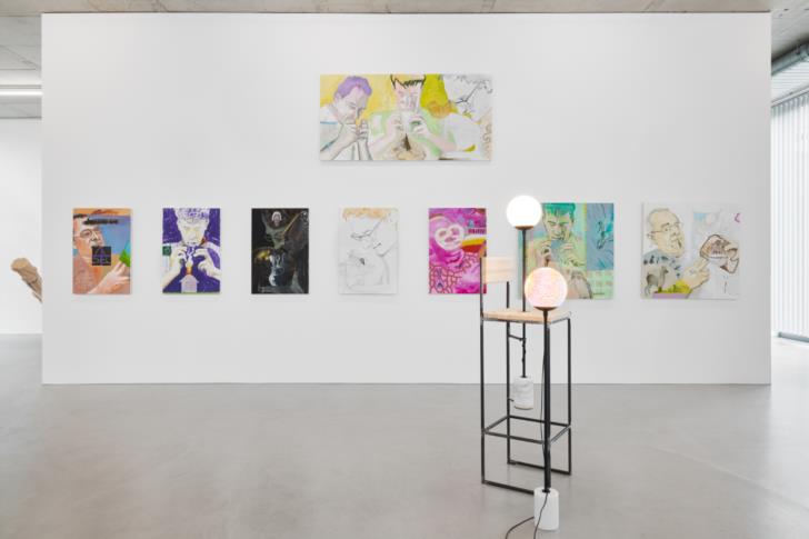 Installationsansicht: Vittorio Brodmann, 2022, Schlaraffenland, 2024, Fotos: Mareike Tocha & Dortmunder Kunstverein
