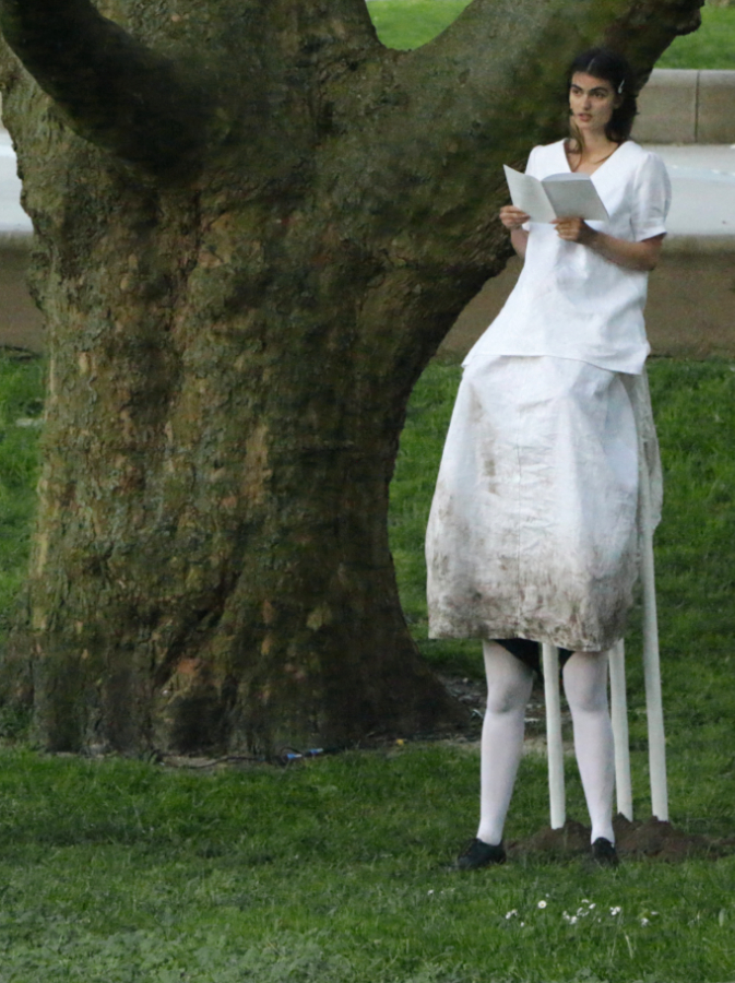 Ja Jess - by the use of its displays, 2024, Performance, Dortmunder Kunstverein, Foto: Jessica Tille